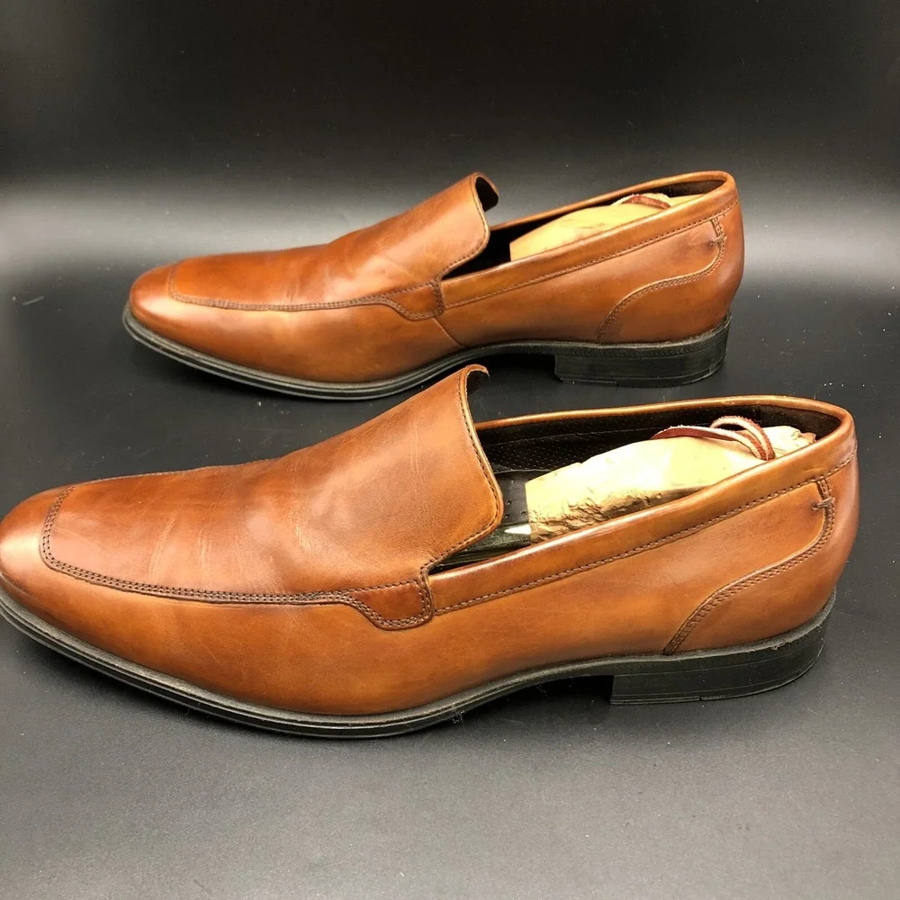 Cole Haan Postino Venetian Slip On Loafers Moc Toe Brown Mens 11 M‎ C10234 FE12